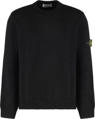 Stone Island Truien & Vesten, Heren, Zwart, 2Xl, Katoen, Trui met ronde hals