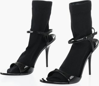 Balenciaga Patent Sandals AVENUE With Sock Design 11cm Balenciaga