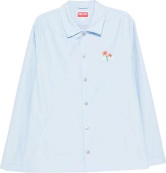 Kenzo Stijlvolle Jassen voor Mannen en Vrouwen - Heren - Zomerjassen - Blauw - L - Jassen