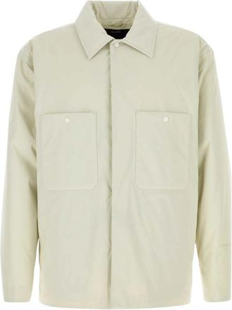 Herno Laminar Shacket in 2L Gore-Tex - Heren - Zomerjassen - Wit - S - Leer - Jassen