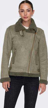 Only Lederimitatjacke »ONLNEWDIANA AVIATOR JACKET CC OTW« ohne Kapuze