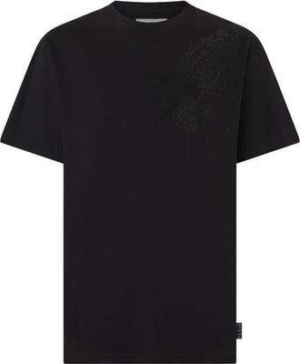 Philipp Plein Round Neck T-Shirt Eagle Stones Men in Black/black at Nordstrom, Size Xxx-Large