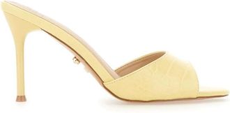 Twentyfourhaitch Brandinchi Muilezelsandalen - Dames - Muiltjes - Geel - 41 EU - Schoenen