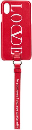 Valentino Garavani Cover per iPhone X Love - Rosso