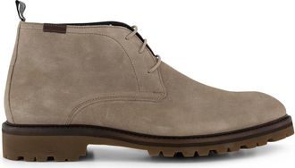 Floris Van Bommel Effen veterschoen leer Floris van Bommel beige