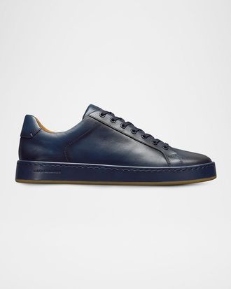 Allen Edmonds Men & apos;s Barnes Leather Low-Top Sneakers