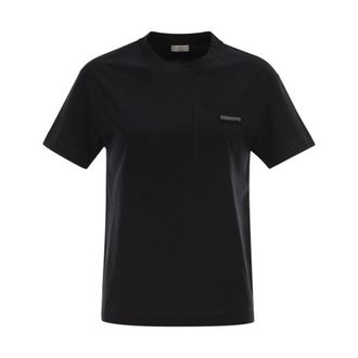 Brunello Cucinelli Mujer, Camisetas, Negro, Talla: XS