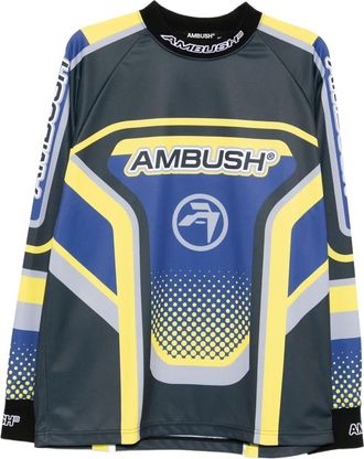 AMBUSH T-shirt met print - Zwart