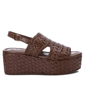 Xti Carmela Collection Womens Leather Fashion Sandals by Xti