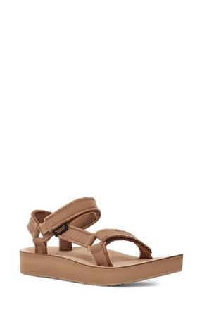 Teva Midform Universal Canvas Sandal in Tigers Eye at Nordstrom, Size 10