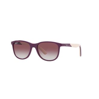 Ray-Ban Junior Zonnebril Beige Violet/Grijs Violet - unisex - Zonnebrillen - Bruin - 49 MM - Accessoires