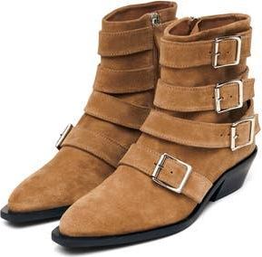 Alohas Eras Buckle Strap Bootie in Tan at Nordstrom Rack, Size 11-11.5Us / 42Eu