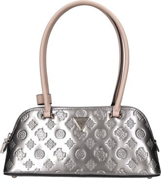 Guess Tassen, Dames, Grijs, ONE Size, Leer, Arnela Schoudertas