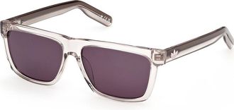 adidas OR0147 57Y Mens Sunglasses Brown Size 56
