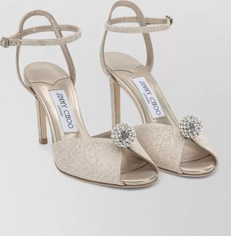 Jimmy Choo London sacora 85mm heeled sandals ankle strap
