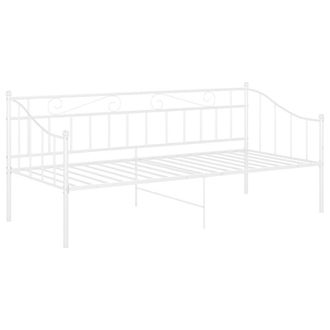 Berkfield Home Sofa Bed Frame White Metal 90x200 cm