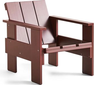 HAY Crate Lounge Chair, L 77 cm, iron red