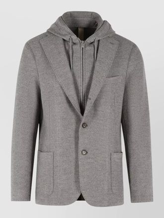 Eleventy wool single breasted coat