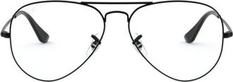 Ray-Ban Aviator Brillen - Heren - Brillen - Zwart - 58 MM - Accessoires