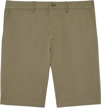 Lacoste Slim Fit Stretch Katoenen Chino Shorts - Heren - Korte Broeken - Groen - S - Katoen - Korte Broeken