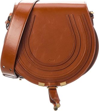 Chlo&eacute; Marcie Leather Saddle Bag
