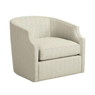 Ballard Designs Skylar Swivel Glider - In Stock - Justify Driftwood InsideOut - Ballard Designs