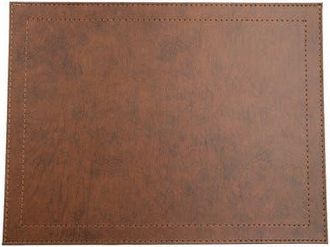 Frieling Davanti by Classic Luxe Placemats Set of 6, Rectangular 16.5 x 12.5 Inch Indoor Outdoor Table Placemats in Brown Marble at Nordstrom
