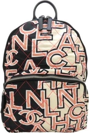 Chanel Pre-owned Nylon chanel-bags - Dames - Vintage Rugzakken - Veelkleurig - ONE Size - Nylon - Vintage