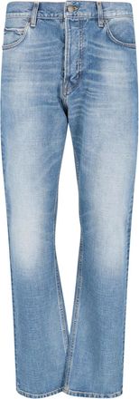 Haikure Blue Blake Mid-Rise Straight Denim Jeans