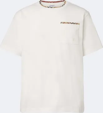Burberry Burberry Check cotton jersey T-shirt