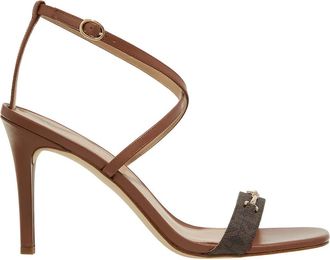 Michael Kors Heeled Sandals - Lena Heeled Sandal - brown - Heeled Sandals for ladies