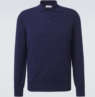 Brunello Cucinelli Pullover polo in cashmere
