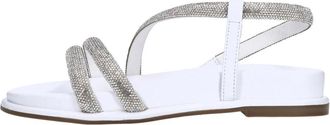 Cecil Leren Sandalen - Dames - Sandalen - Wit - 38 EU - Leer - Schoenen