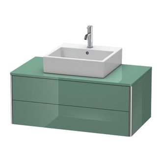Duravit Mueble De Pared Duravit Xsquare 100.0 X 54.8 Cm, 2 Cajones, Color (frente/cuerpo): Jade Laca Alto Brillo - Xs491100303