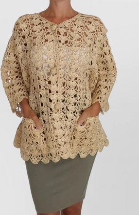 Dolce & Gabbana crochet knit cardigan