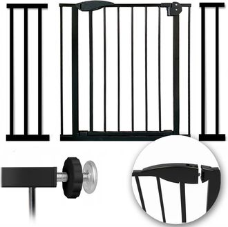 OEM Barrera De Seguridad Para Escaleras Y Puertas, Color Negro