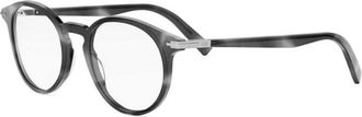 Dior Blacksuito R6I Round Frame - Heren - Brillen - Grijs - 50 MM - Accessoires