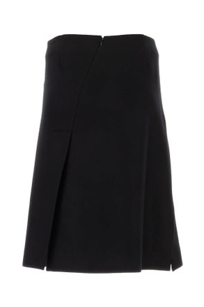 Stella McCartney 6300783cu850 1000 Black T1: Wool Gonne Skirt