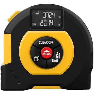 OEM Cinta M&eacute;trica Digital, Tel&eacute;metro L&aacute;ser Digital Profesional De 100 M/5 M Con Pantalla, Bloqueo Autom&aacute;tico, Almacenamiento De Matrices Y Dise&ntilde;o De Ganch