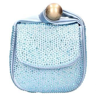 La Carrie Dames, Tassen, Blauw, Maat: ONE Size Satijn
