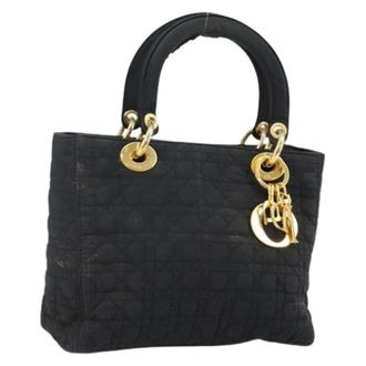 Dior Pre-owned Handbags, female, Black, Size: ONE SIZE Pre-owned Vintage Hand Bag