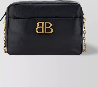 Balenciaga monaco small leather shoulder bag