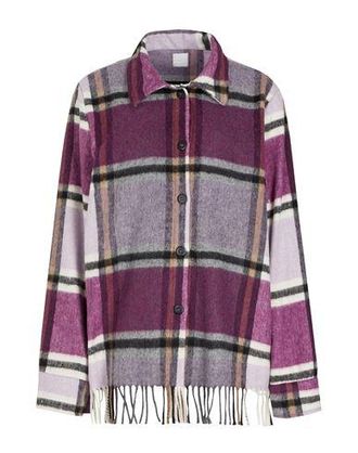 8 by YOOX CHECK OVERSHIRT JACKET