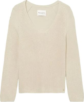 Marc O'Polo Maglione con scollo a V - Toni neutri