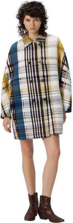 Missoni Double-breasted Caban With Check Pattern in Yellow & Black at Nordstrom, Size 40 It