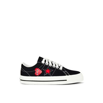 Comme Des Gar&ccedil;ons Sneakers, female, Black, 3 UK, One Star OX