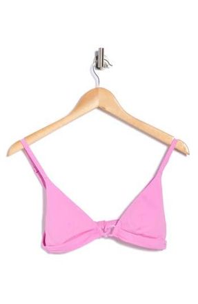 Vitamin A Luxe Link Bralette Bikini Top in Bubblegum at Nordstrom Rack, Size X-Small