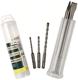Bosch Juego De Puntas Y Brocas Plateadas 5 Piezas