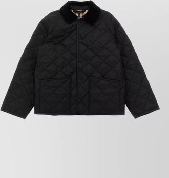 Burberry milo quilted nylon jacket front pockets