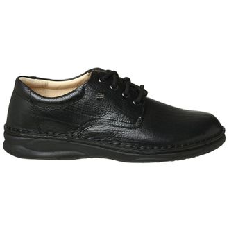 Finn Comfort Metz Leather Mens Lace Up Shoes - Black - Size:UK 10.5